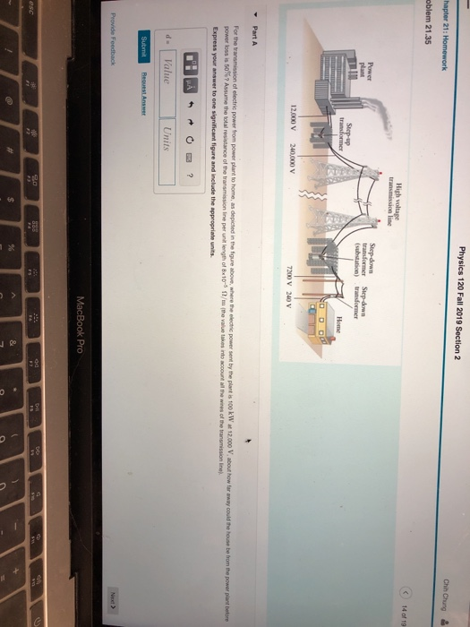Solved Physics 120 Fall 2019 Section 2 Chân Chung • hapter | Chegg.com