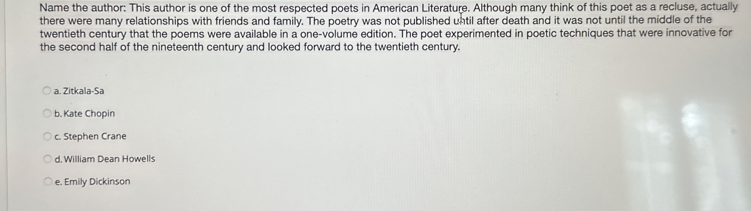 Solved Name the author: This author is one of the most | Chegg.com