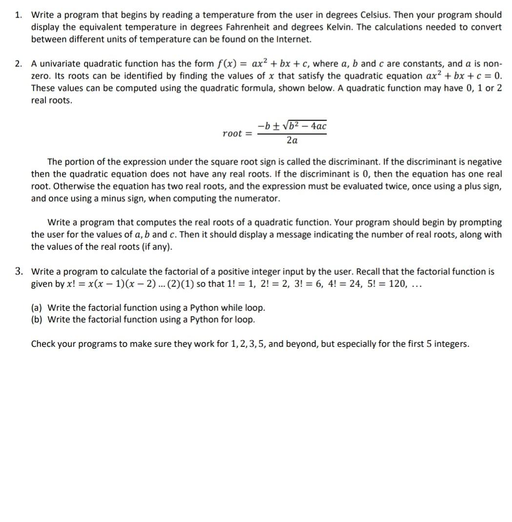 Solved Please Help Me With These Using Python Please Don Chegg Com