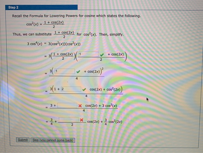 solved-step-2-recall-the-formula-for-lowering-powers-for-chegg