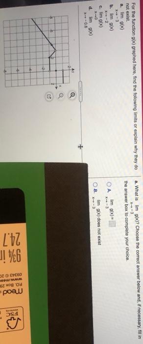 Solved Use the following function and its graph to answer | Chegg.com