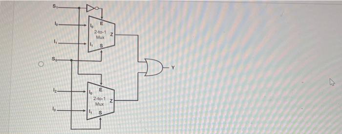 Solved Indicate the correct answer for implementing a 4-to-1 | Chegg.com