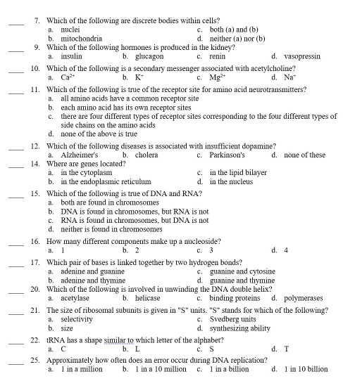 Solved      7. Which Of The Following Are Discrete Bodies 