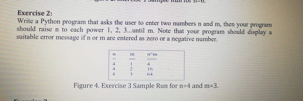 Solved Exercise 2: Write a Python program that asks the user | Chegg.com