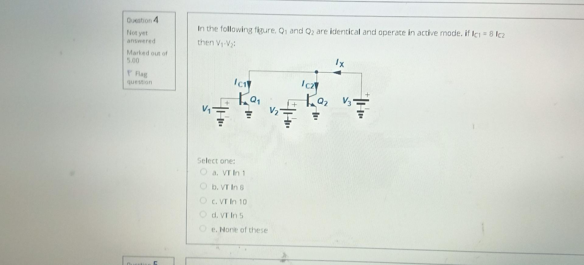 Question 14 For The Circuit Shown In The Figure Chegg Com