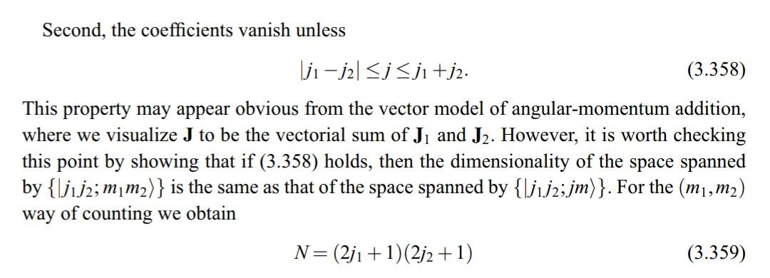 Solved Quantum Mechanics Addition Of Angular Momenta | Chegg.com