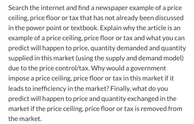 Solved Economics Question Need Help Finding An Aritcle T