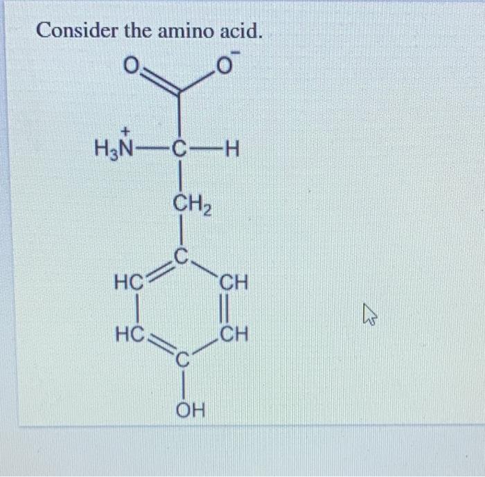 Solved Consider the amino acid. 0 HN H3N-C-H CH2 HC CH НС. | Chegg.com