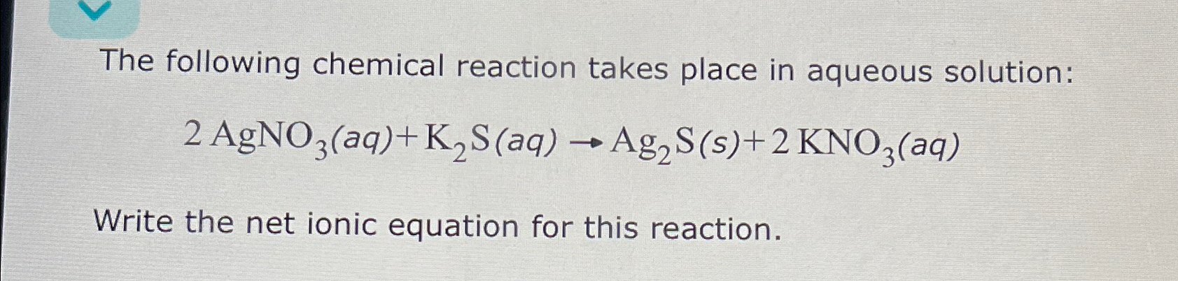Solved The following chemical reaction takes place in | Chegg.com