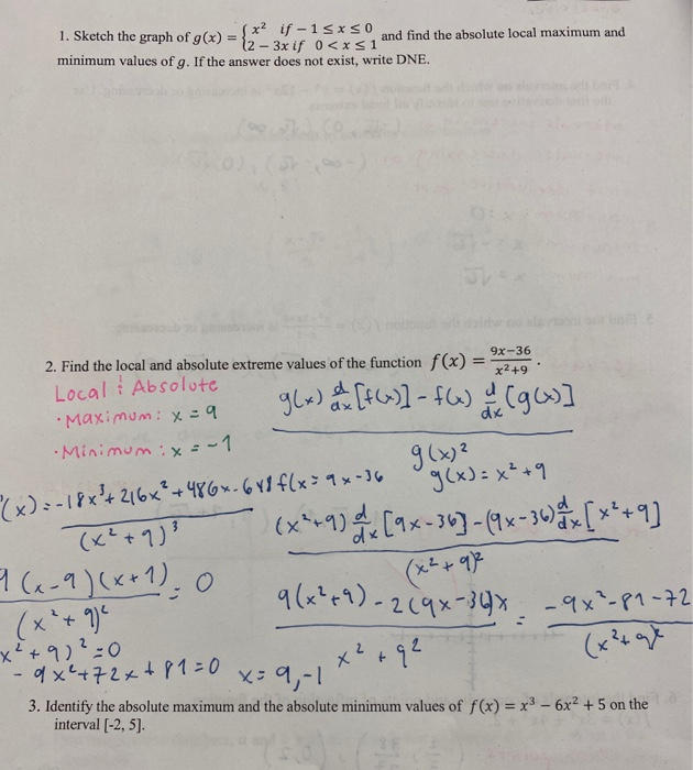 X2 If 1sx 0 1 Sketch The Graph Of G X 2 3x If 0 Chegg Com