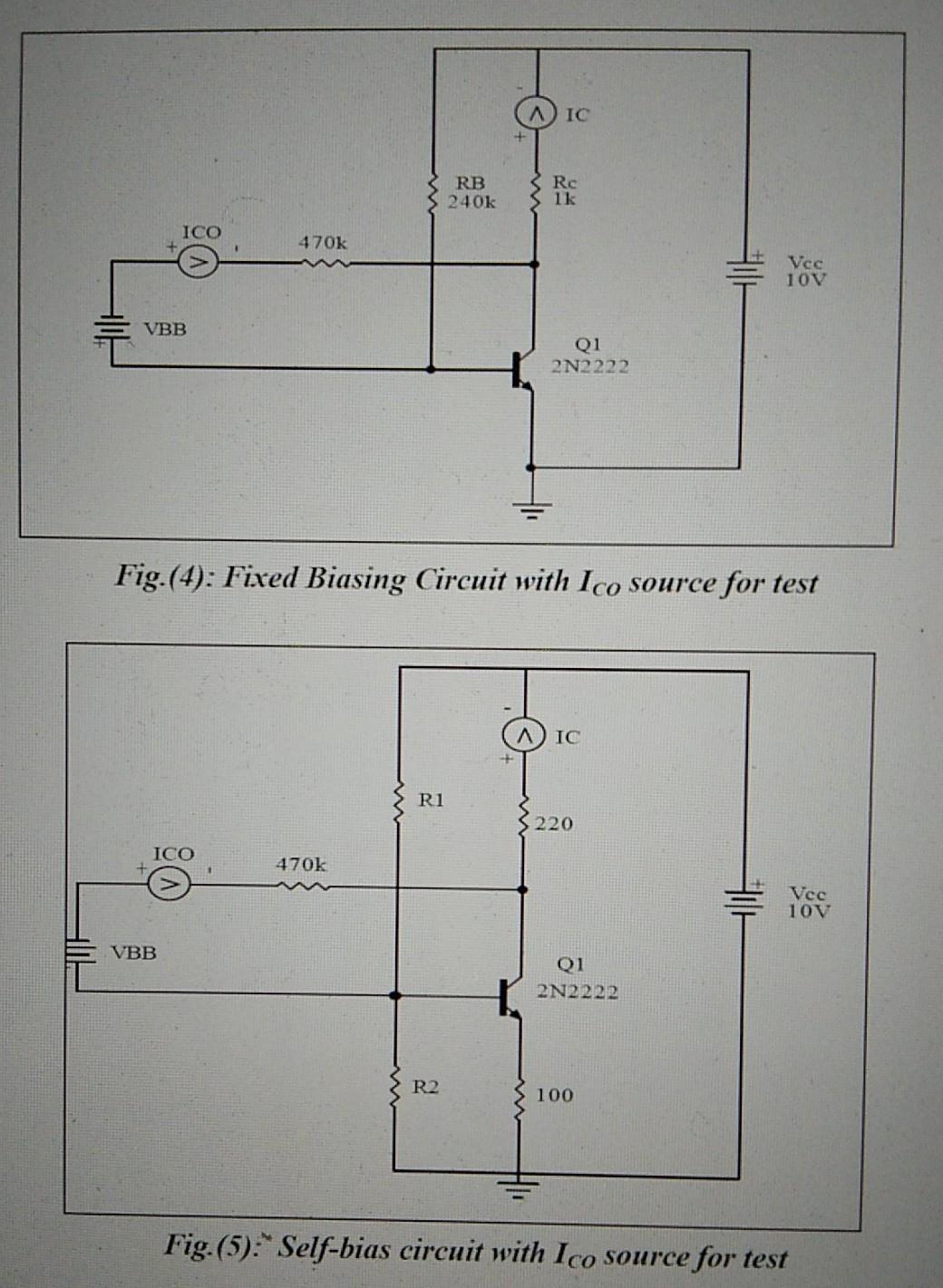 ELECTRONICS ENGINEERING Transistor Biasing and Bias | Chegg.com