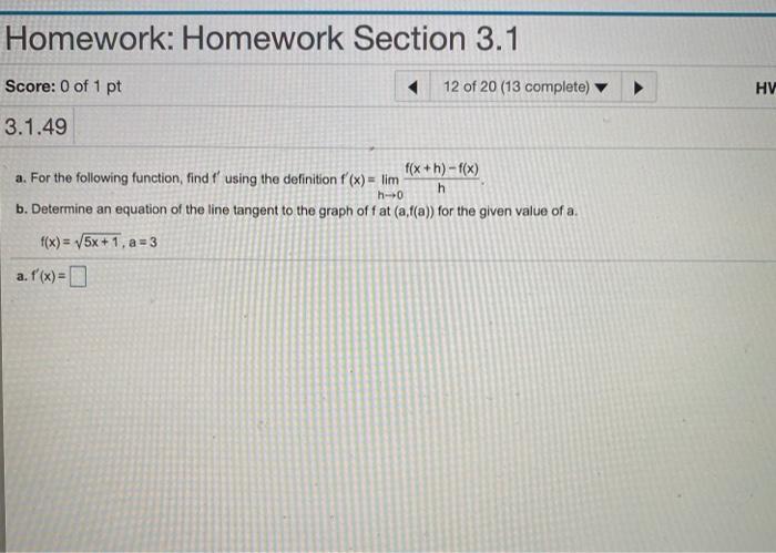 homework section 3.1 statistics