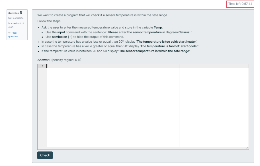 Solved Question 5Not completeMarked out ofquestionWe want to | Chegg.com
