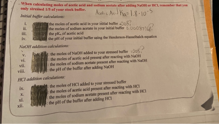 Solved NEXT: Preparing YOUR BUFFER and Stressing your Buffer | Chegg.com