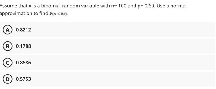 Solved Assume that x is a binomial random variable with | Chegg.com