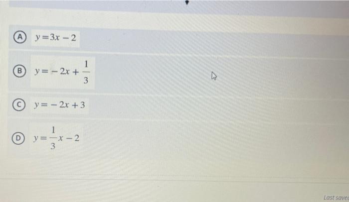 Solved Use the graph of the line below to find the equation | Chegg.com