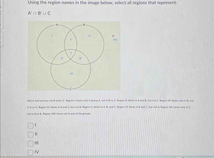 Solved Using The Region Names In The Image Below, Select All | Chegg.com