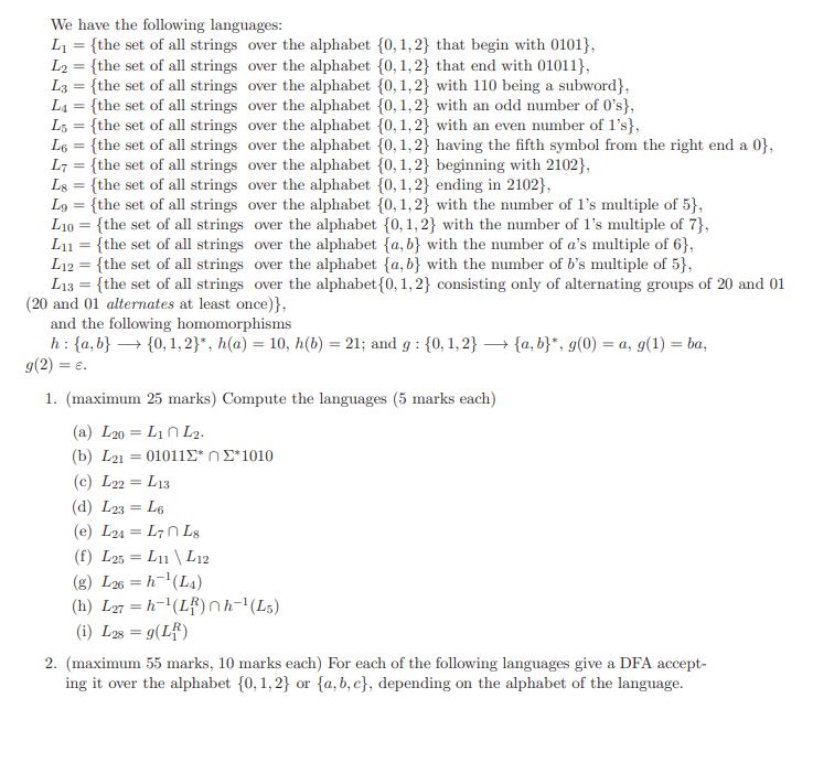 Computer Theory Example Problems Solved these questions are for Theory of computing a 3rd | Chegg.com