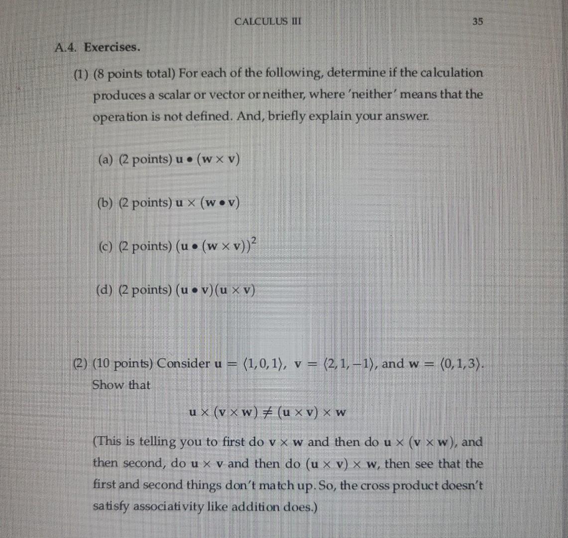 Calculus 3 Please only answer these questions if you | Chegg.com