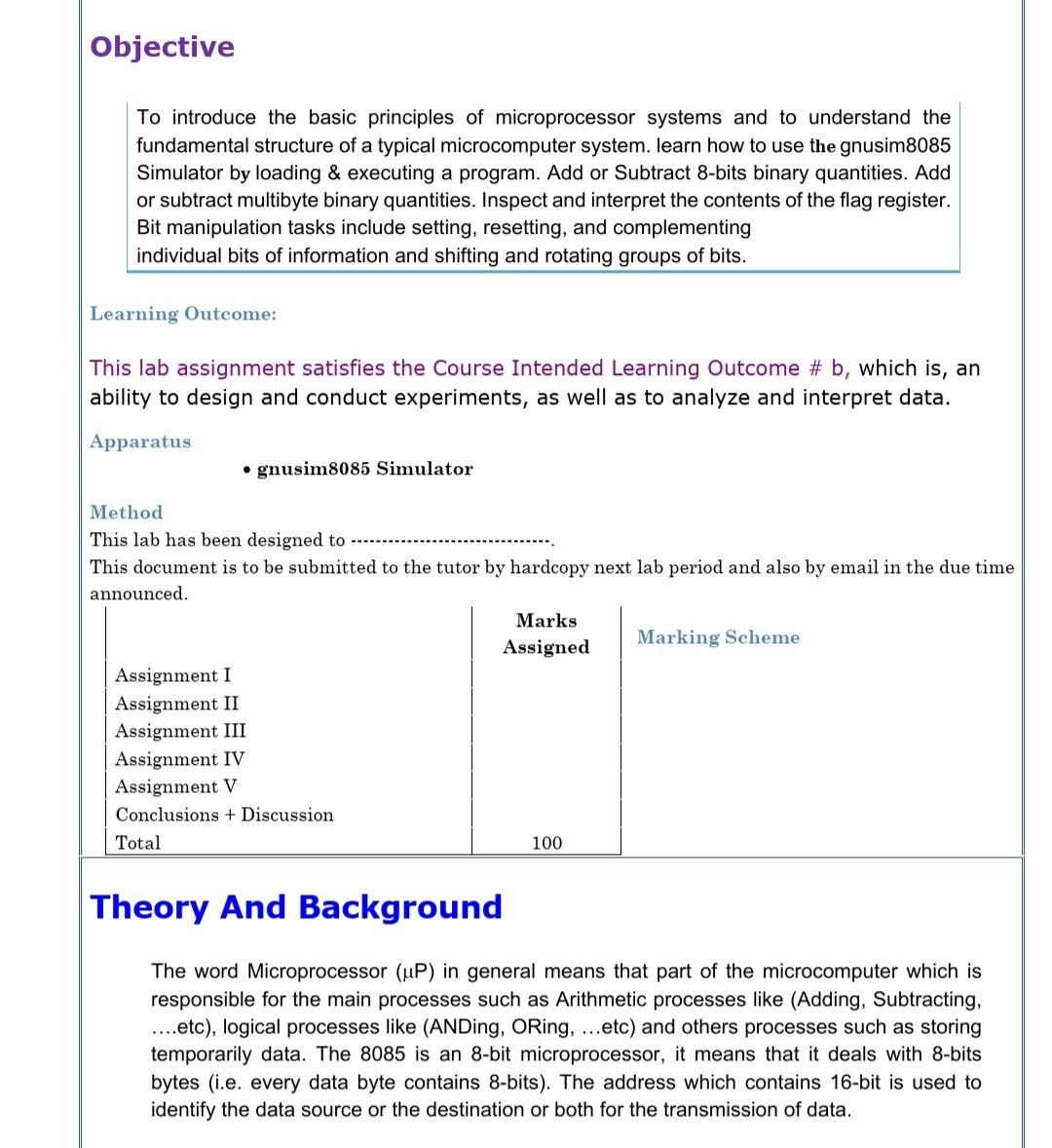 Solved EENG353+355: Microprocessors Experiment No. 1 Lab | Chegg.com
