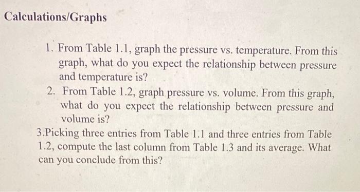 1.3 Ideal gas equation 