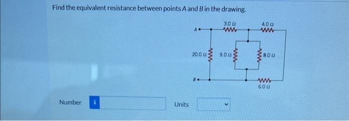 Solved Find The Equivalent Resistance Between Points A And B