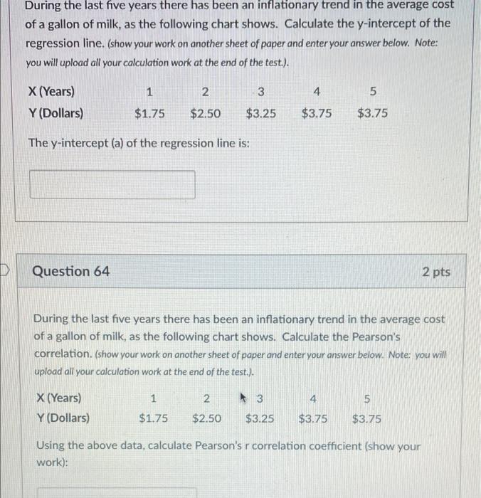 Solved During the last five years there has been an | Chegg.com