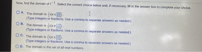 Solved 8 The function f(x) = is one-to-one. 3 + x (a) Find | Chegg.com