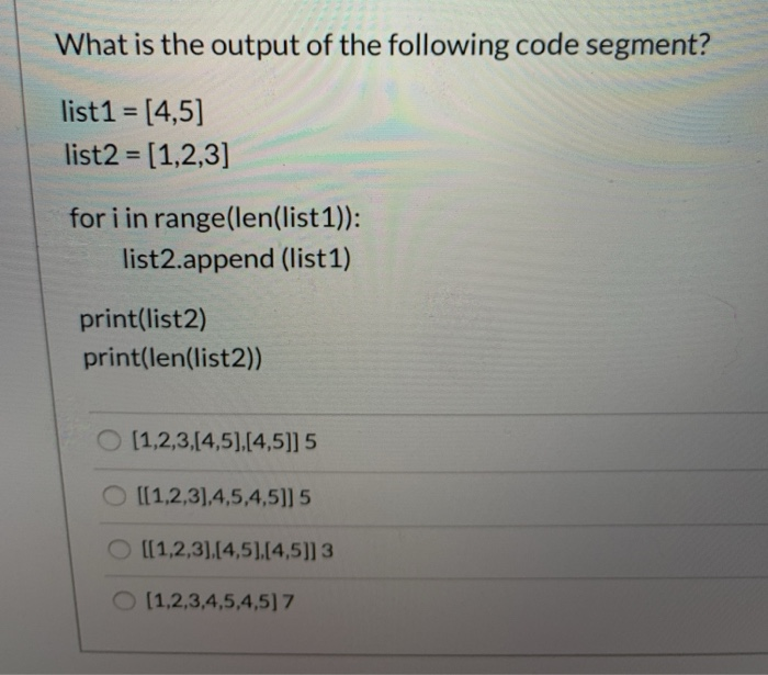 Solved What is the output when following code is executed? | Chegg.com