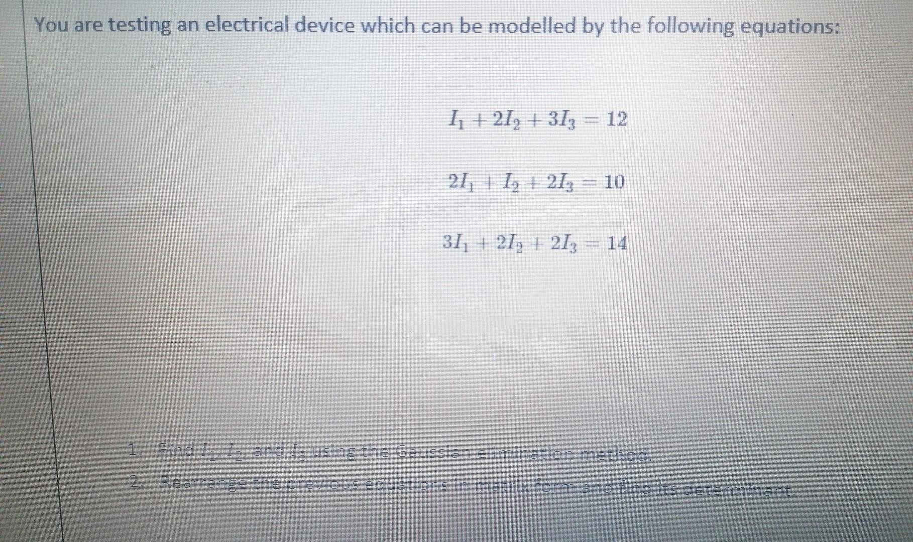 Solved You are testing an electrical device which can be | Chegg.com