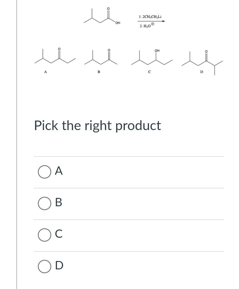 Solved Pick the products. A BPick the right product A B C DA | Chegg.com