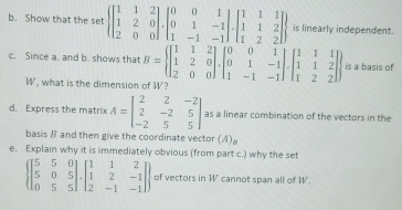 Solved B. ﻿Show That The Set | Chegg.com