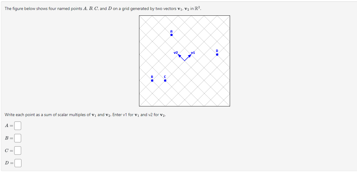 Solved The figure below shows four named points A,B,C, ﻿and | Chegg.com