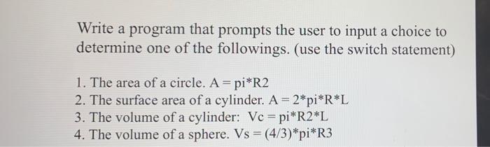 Solved Write a program that prompts the user to input a | Chegg.com
