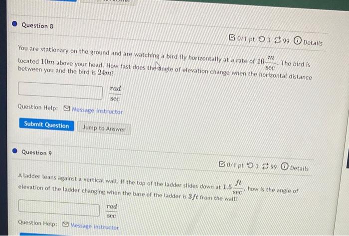 Solved Question 6 B0/1 Pt 93 898 Details Fel A Right | Chegg.com