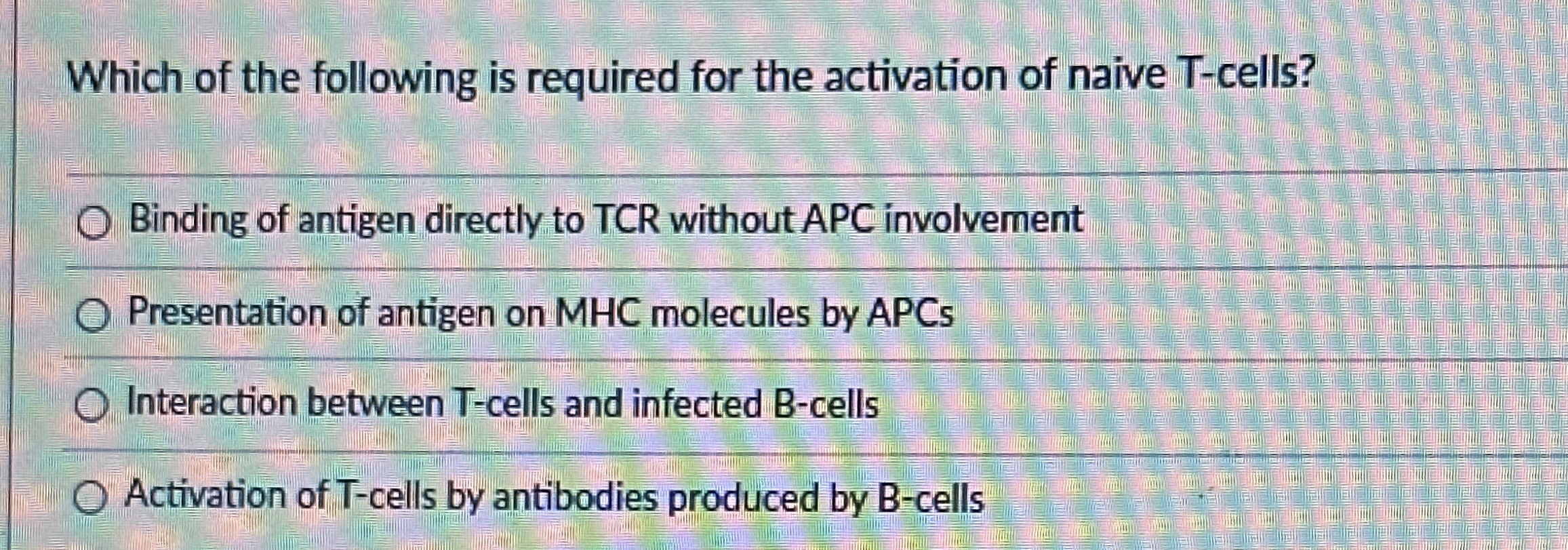 Solved Which Of The Following Is Required For The Activation Chegg Com