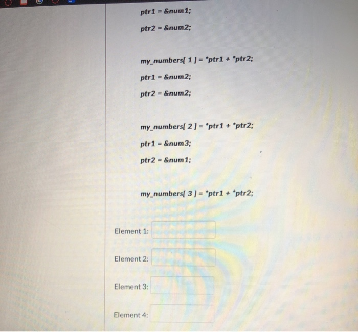 Solved Determine the final values of the array in the | Chegg.com