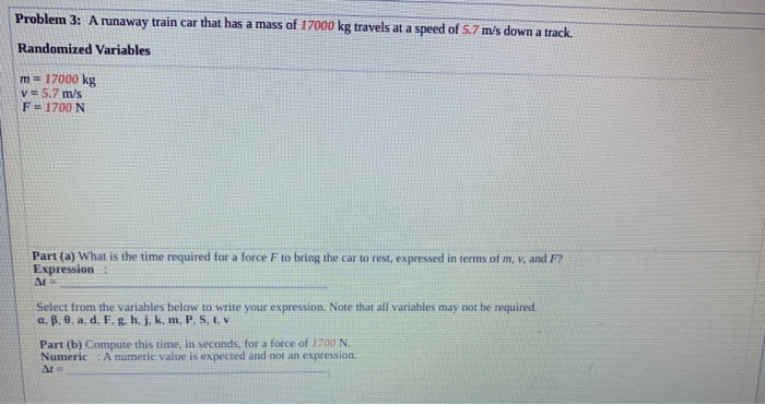 solved-problem-3-a-runaway-train-car-that-has-a-mass-of-chegg