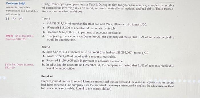 Solved Liang Company Began Operations In Year 1. During Its | Chegg.com