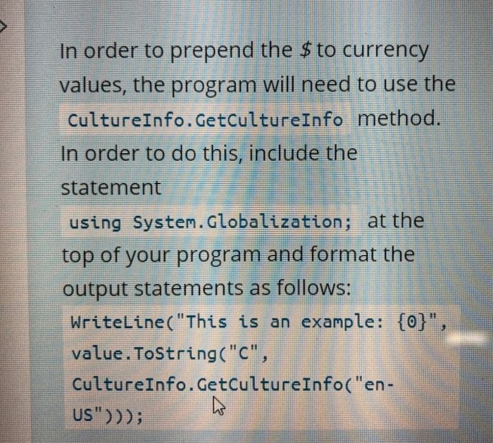 Solved Programming Exercise 1-2 Instructions . Create A | Chegg.com