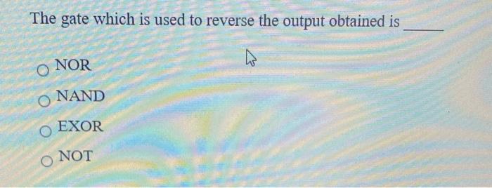 How To Reverse A Number Using Gate Solved 12. The gate which is used to reverse the output | Chegg.com