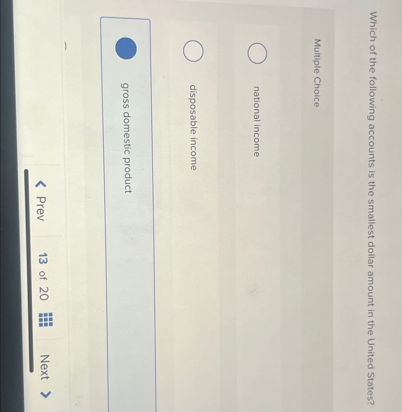 Solved Which of the following accounts is the smallest