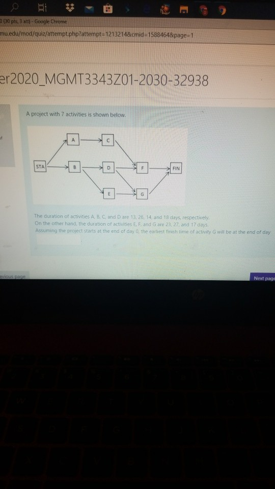 Solved 30 Pts 3 Att Google Chrome Mu Edu Mod Quiz Att Chegg Com