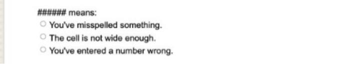 Solved \#\#\#\#\#\#\# means: You've misspelled something. | Chegg.com
