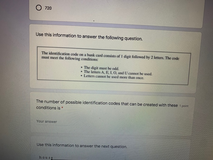 Use this information to answer the next question. | Chegg.com