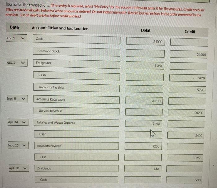 Solved Post the transactions to Taccounts and determine