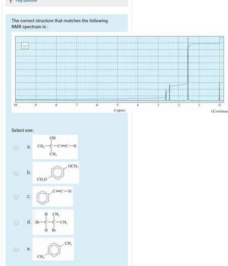 Solved The Correct Structure That Matches The Following NMR | Chegg.com