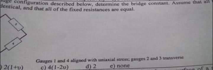 configuration described below, determine the bridge | Chegg.com