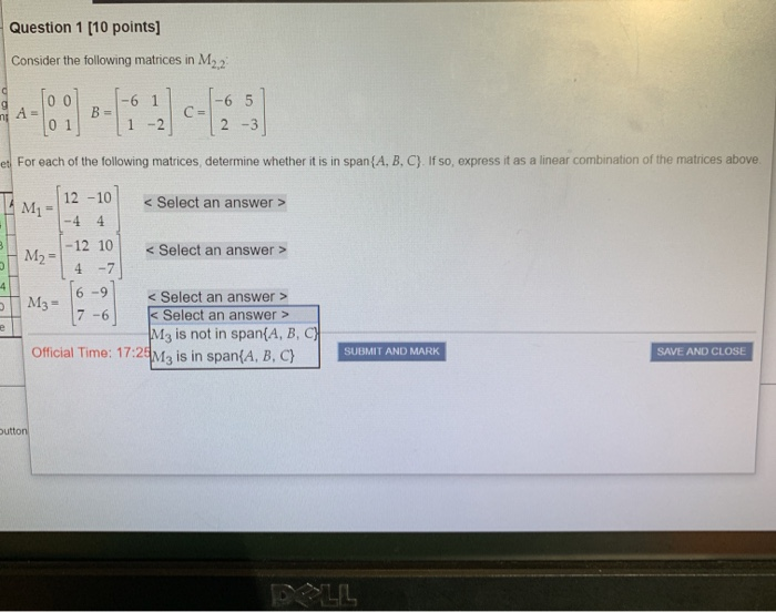 Solved Question 1 [10 points] Consider the following | Chegg.com