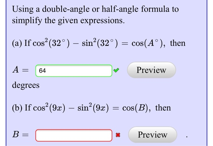 solved-using-a-double-angle-or-half-angle-formula-to-chegg